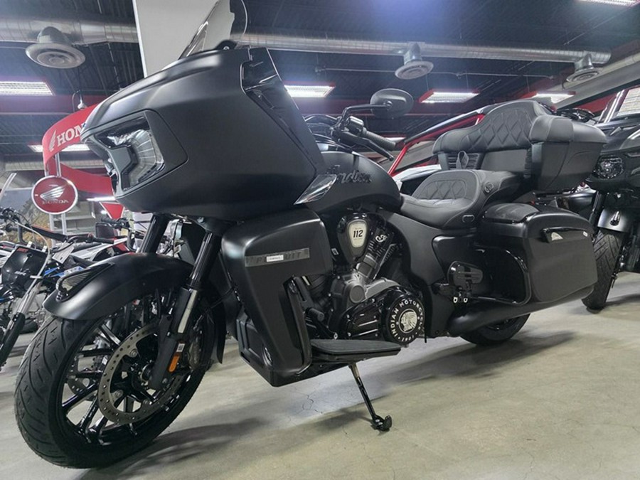 2026 Indian Pursuit Dark Horse 112 W/ Powerband Audio Black Smoke