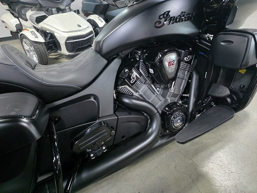 2026 Indian Pursuit Dark Horse 112 W/ Powerband Audio Black Smoke