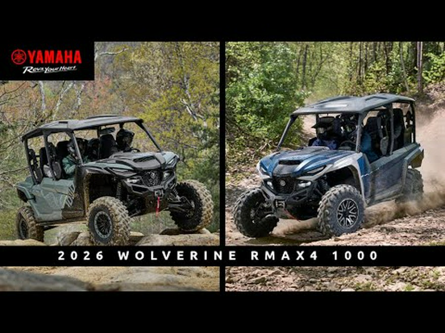 2026 Yamaha Wolverine RMAX4 1000 XT-R
