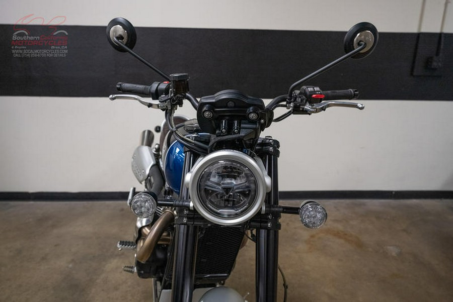 2022 Triumph Scrambler 1200 XC Cobalt Blue and Jet Black