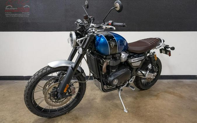 2022 Triumph Scrambler 1200 XC Cobalt Blue and Jet Black