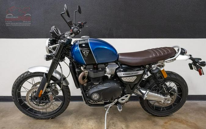 2022 Triumph Scrambler 1200 XC Cobalt Blue and Jet Black