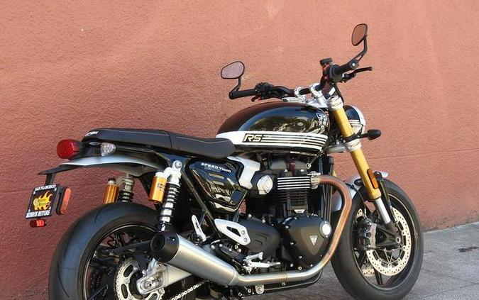 2025 Triumph Speed Twin 1200 RS Sapphire Black