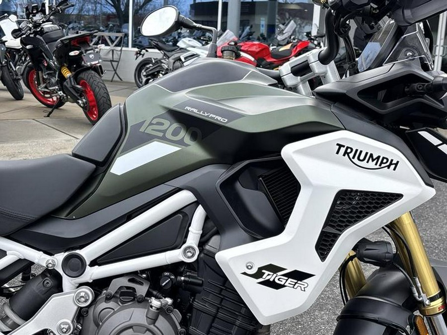 2025 Triumph Tiger 1200 Rally Pro Matt Khaki Green