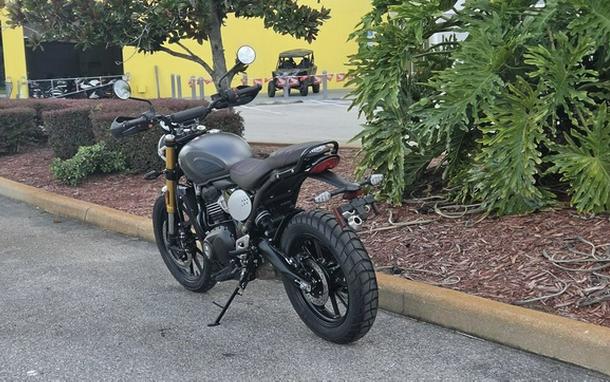 2027 TRIUMPH Scrambler 400 X Matte PewterGrey/Matte Khaki Green