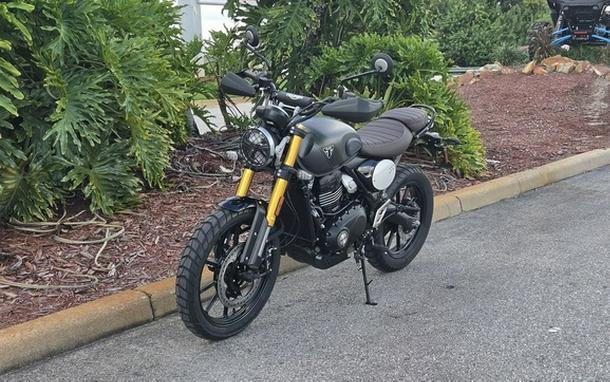 2027 TRIUMPH Scrambler 400 X Matte PewterGrey/Matte Khaki Green