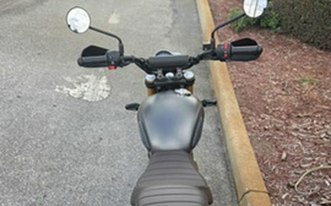 2027 TRIUMPH Scrambler 400 X Matte PewterGrey/Matte Khaki Green