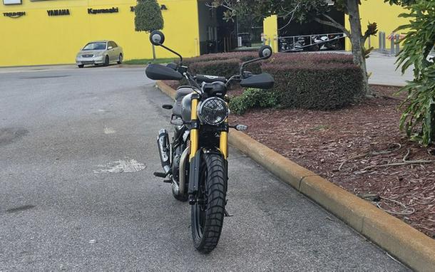 2027 TRIUMPH Scrambler 400 X Matte PewterGrey/Matte Khaki Green