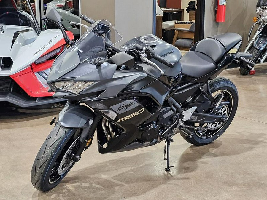 2024 Kawasaki Ninja® 650 Metallic Matte Dark Gray/Metallic Spark Black