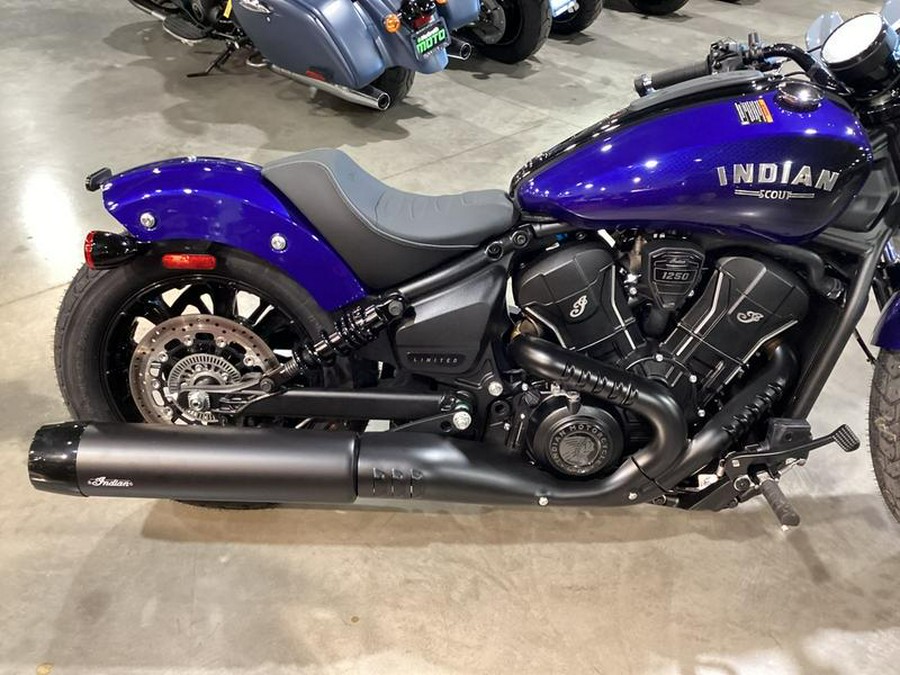 2025 Indian Motorcycle® Scout® Bobber Limited +Tech Spirit Blue Metallic