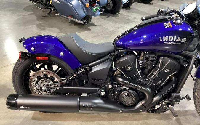 2025 Indian Motorcycle® Scout® Bobber Limited +Tech Spirit Blue Metallic