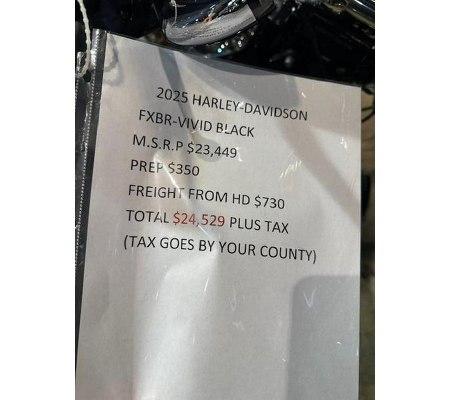 2025 Harley-Davidson® FXBR - Breakout®