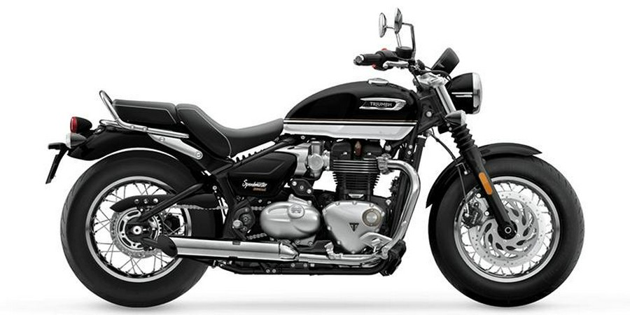 2026 Triumph Bonneville Speedmaster - Sapphire Black/ Crystal White