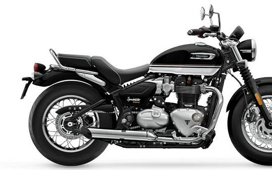 2026 Triumph Bonneville Speedmaster - Sapphire Black/ Crystal White