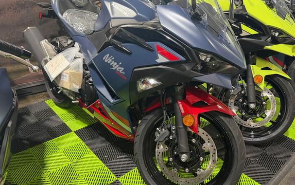 2026 Kawasaki Ninja 500 ABS Metallic Matte Twilight Blue