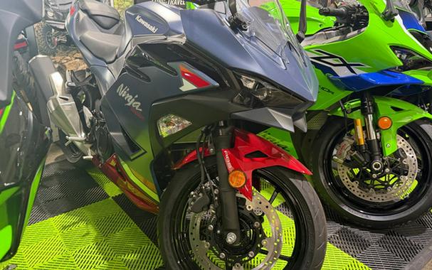 2026 Kawasaki Ninja 500 ABS Metallic Matte Twilight Blue