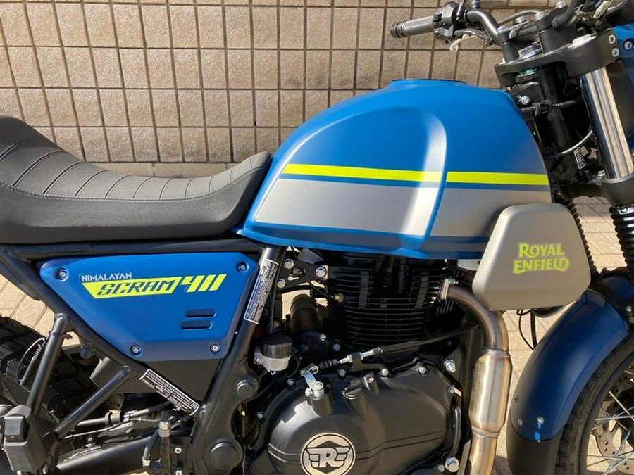 2023 Royal Enfield Scram 411 Skyline Blue