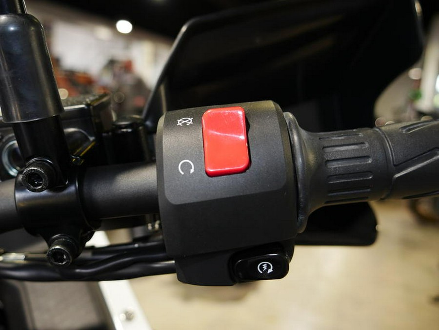 2025 Kawasaki KLR®650 Pearl Crystal White/Metallic Carbon Gray ABS