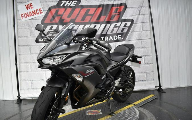 2022 Kawasaki Ninja 650 ABS Metallic Matte Graphenesteel Gray