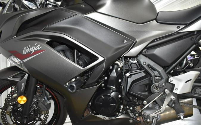 2022 Kawasaki Ninja 650 ABS Metallic Matte Graphenesteel Gray