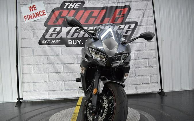 2022 Kawasaki Ninja 650 ABS Metallic Matte Graphenesteel Gray