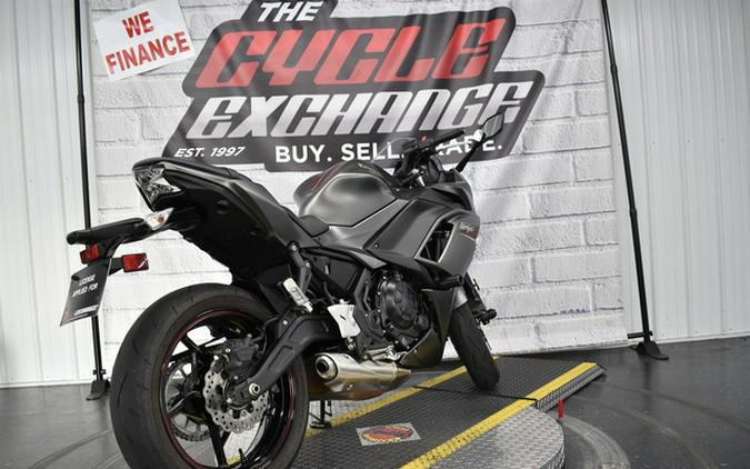 2022 Kawasaki Ninja 650 ABS Metallic Matte Graphenesteel Gray