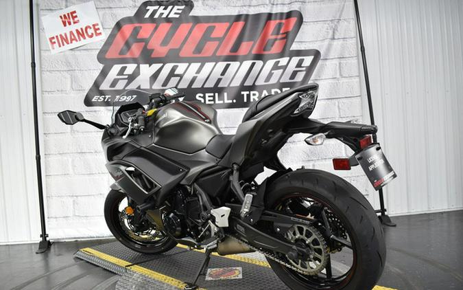 2022 Kawasaki Ninja 650 ABS Metallic Matte Graphenesteel Gray