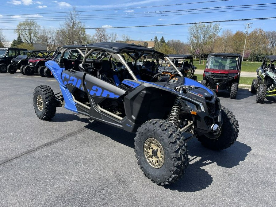 2024 Can-Am® Maverick X3 MAX X rs Turbo RR with Smart-Shox Dazzling Blue & Carbon Black