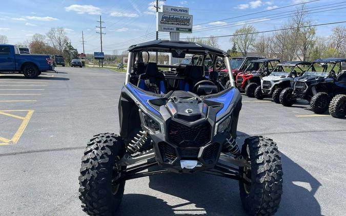 2024 Can-Am® Maverick X3 MAX X rs Turbo RR with Smart-Shox Dazzling Blue & Carbon Black