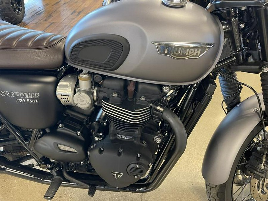 2018 Triumph Bonneville T120 Black Matte Graphite