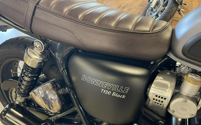 2018 Triumph Bonneville T120 Black Matte Graphite