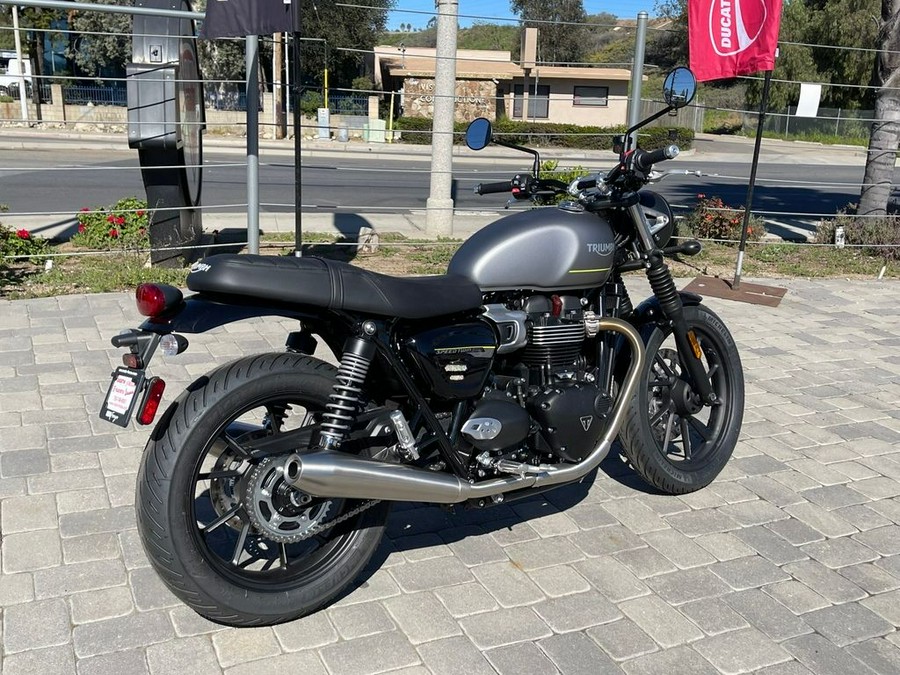 2023 Triumph Speed Twin 900 Matte Silver Ice