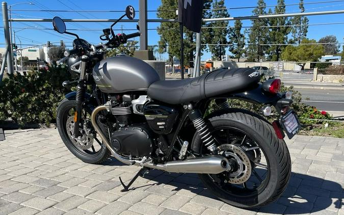 2023 Triumph Speed Twin 900 Matte Silver Ice