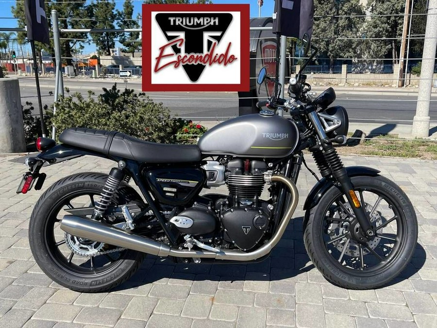 2023 Triumph Speed Twin 900 Matte Silver Ice