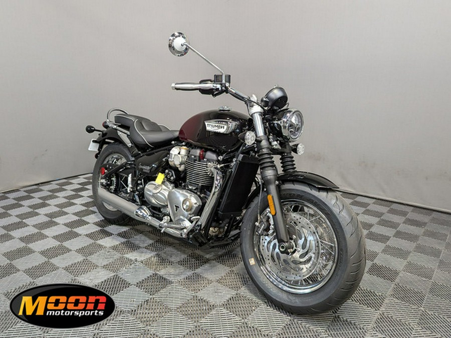 2024 Triumph Bonneville Speedmaster Stealth Edition Phantom RedSilver Red