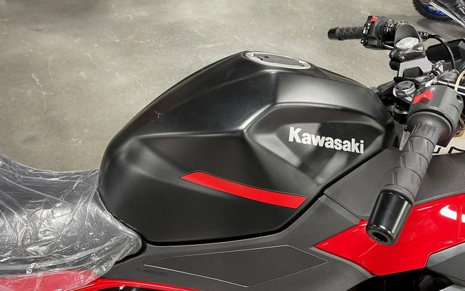 2024 Kawasaki Ninja® 500 ABS Passion Red/Metallic Flat Spark Black