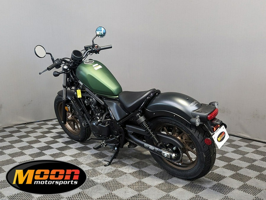 2024 Honda Rebel 500 ABS ABS MATTE LAUREL GREEN METALLIC