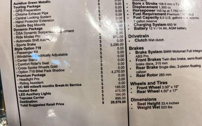 New 2025 BMW R 1300 GS Demo