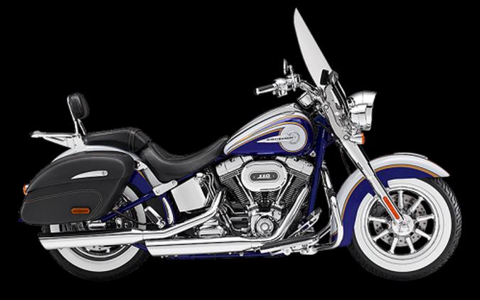 2014 Harley-Davidson CVO Softail Deluxe RBY FLK/CRM RED W/ PINSTRIP 950960C