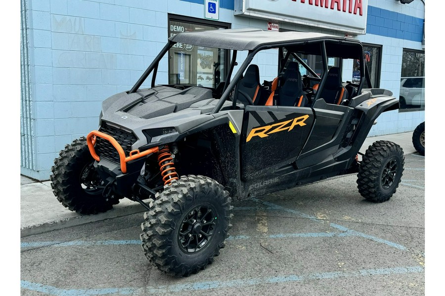 2024 Polaris Industries RZR XP 4 1000 Ultimate Matte Titanium / Onyx Black