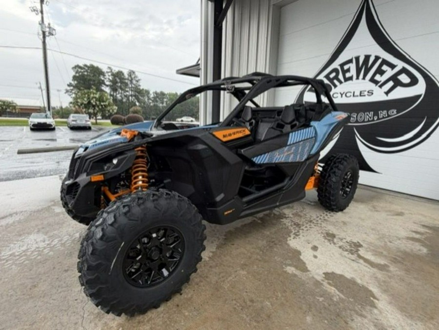 2026 Can-Am® Maverick X3 DS Turbo RR Scandi Blue & Orange Crush