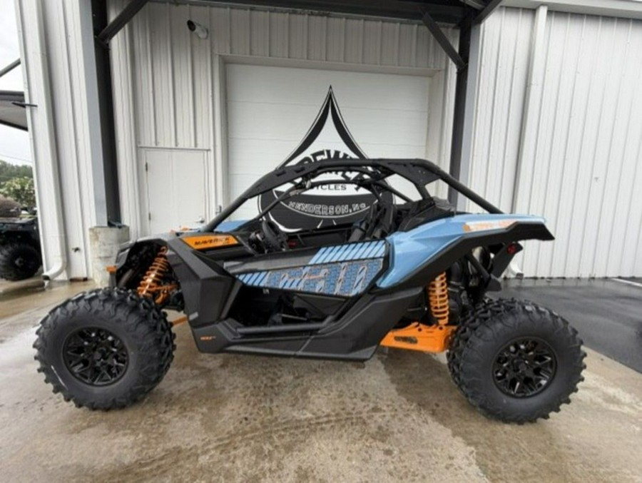 2026 Can-Am® Maverick X3 DS Turbo RR Scandi Blue & Orange Crush