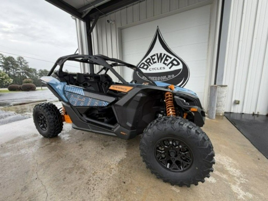 2026 Can-Am® Maverick X3 DS Turbo RR Scandi Blue & Orange Crush