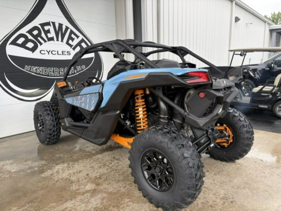2026 Can-Am® Maverick X3 DS Turbo RR Scandi Blue & Orange Crush