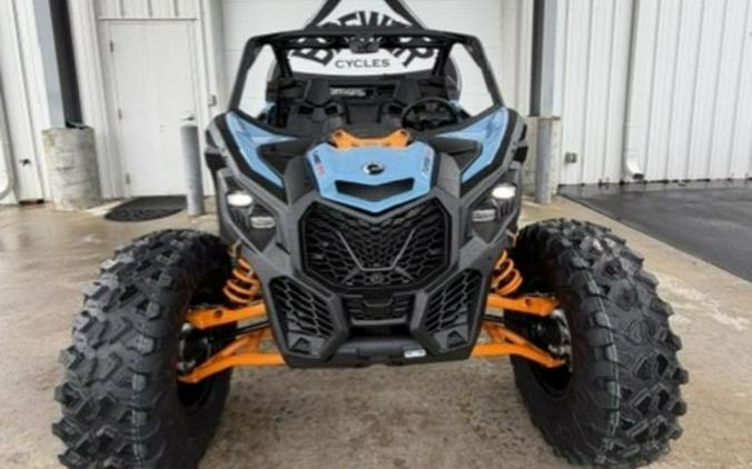 2026 Can-Am® Maverick X3 DS Turbo RR Scandi Blue & Orange Crush