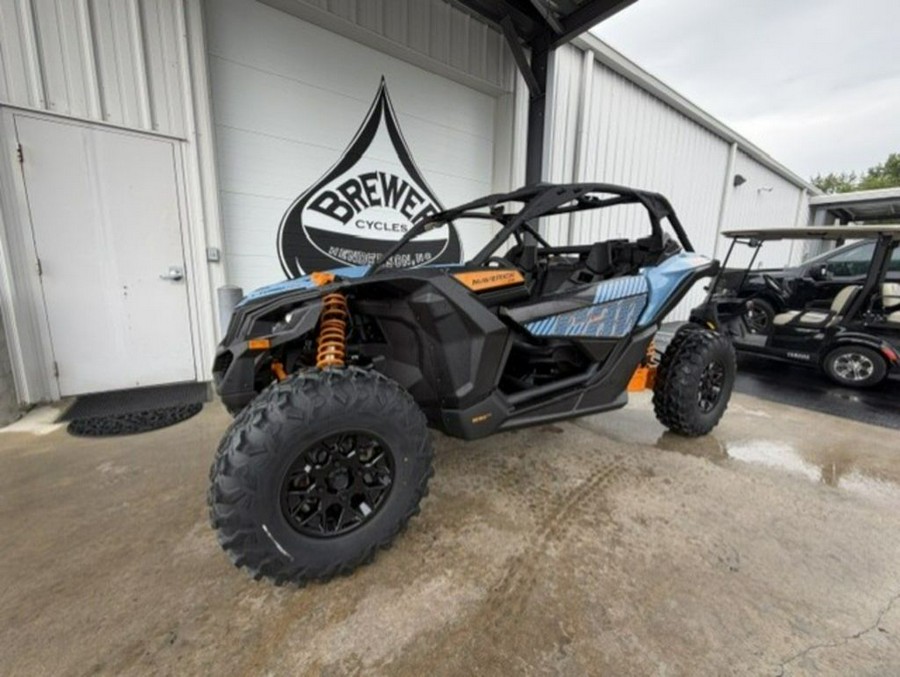 2026 Can-Am® Maverick X3 DS Turbo RR Scandi Blue & Orange Crush