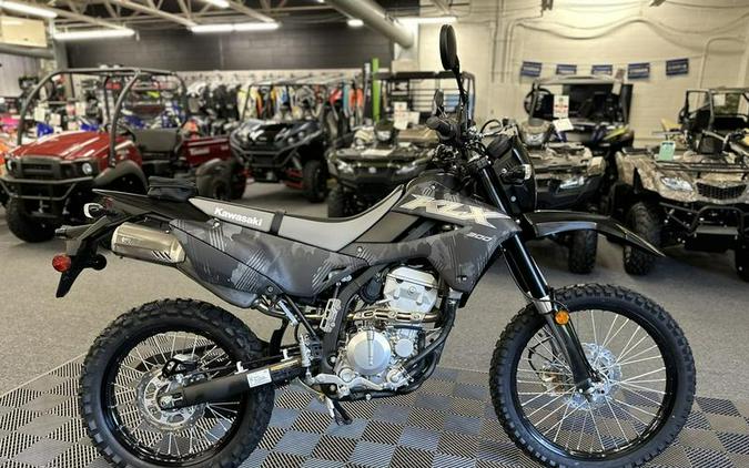 2024 Kawasaki KLX®300 Cypher Camo Gray