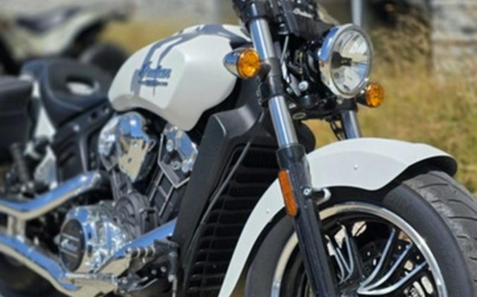 2021 Indian Scout ABS White Smoke
