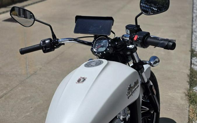 2021 Indian Scout ABS White Smoke