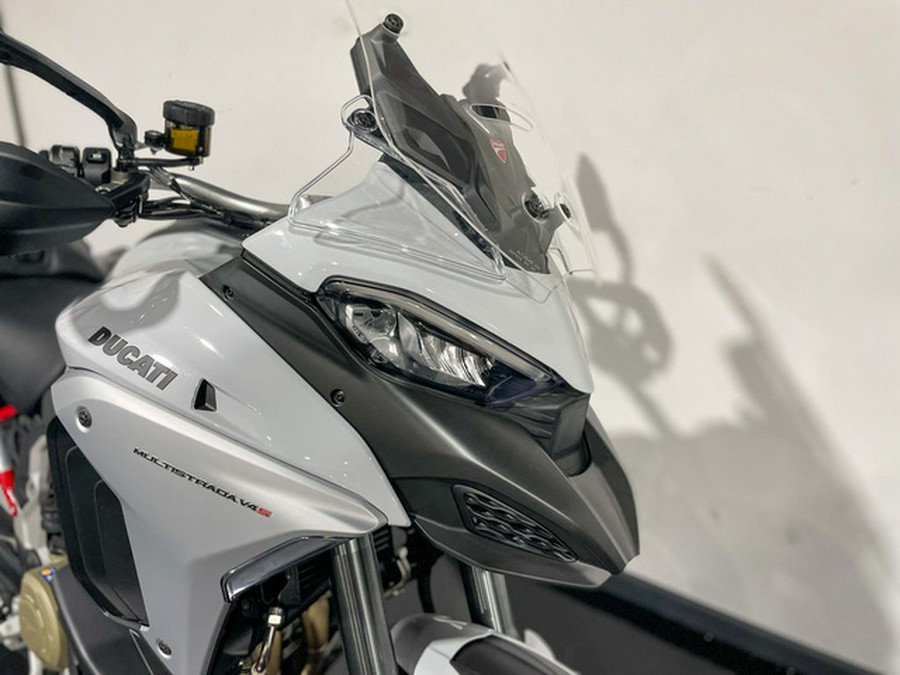 2023 Ducati Multistrada V4S Iceberg White - Forged Wheels